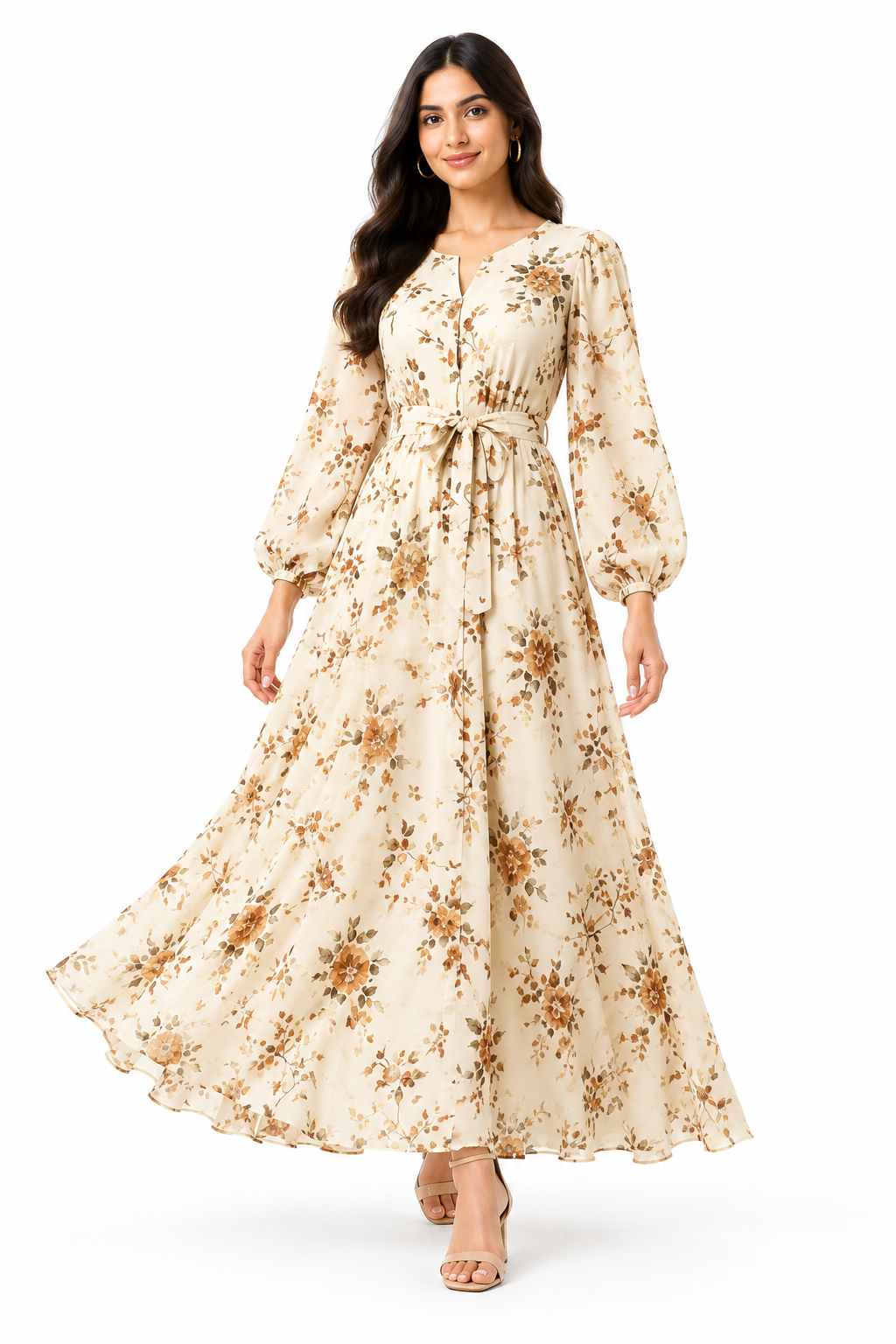 Elegant Floral Maxi